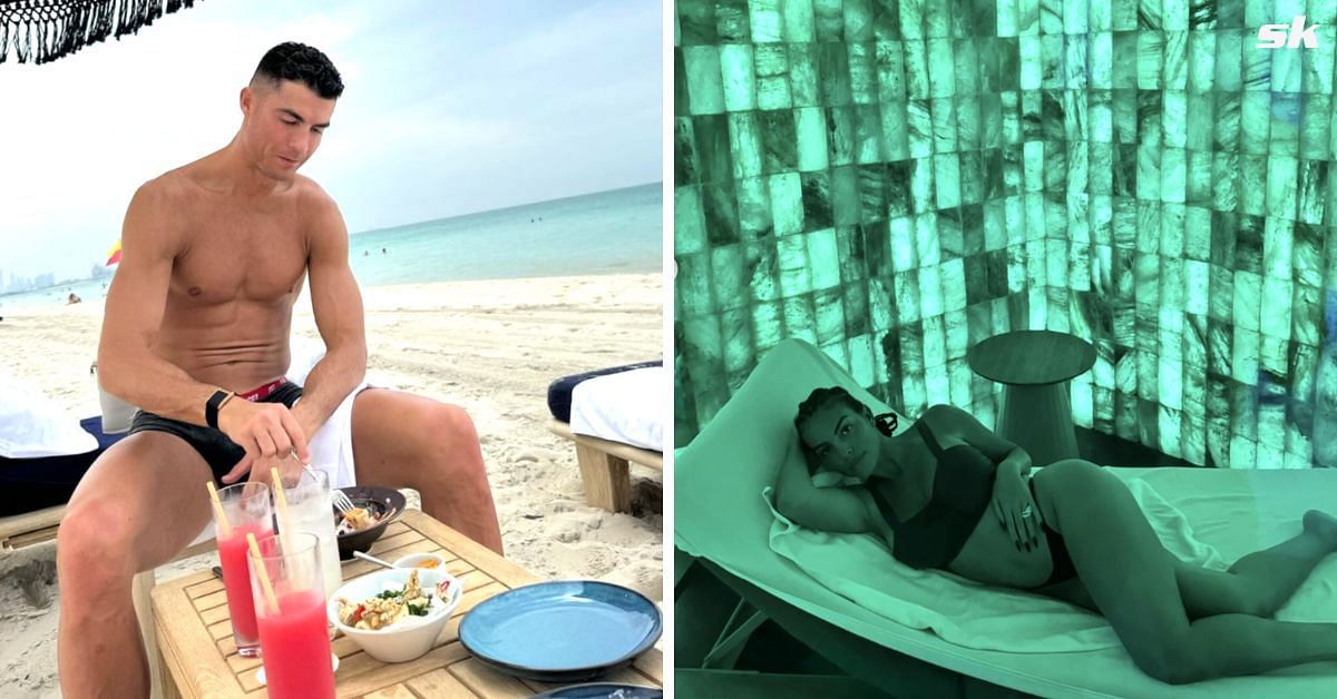 Cristiano Ronaldo and Georgina Rodriguez were spotted relaxing in Abu Dhabi