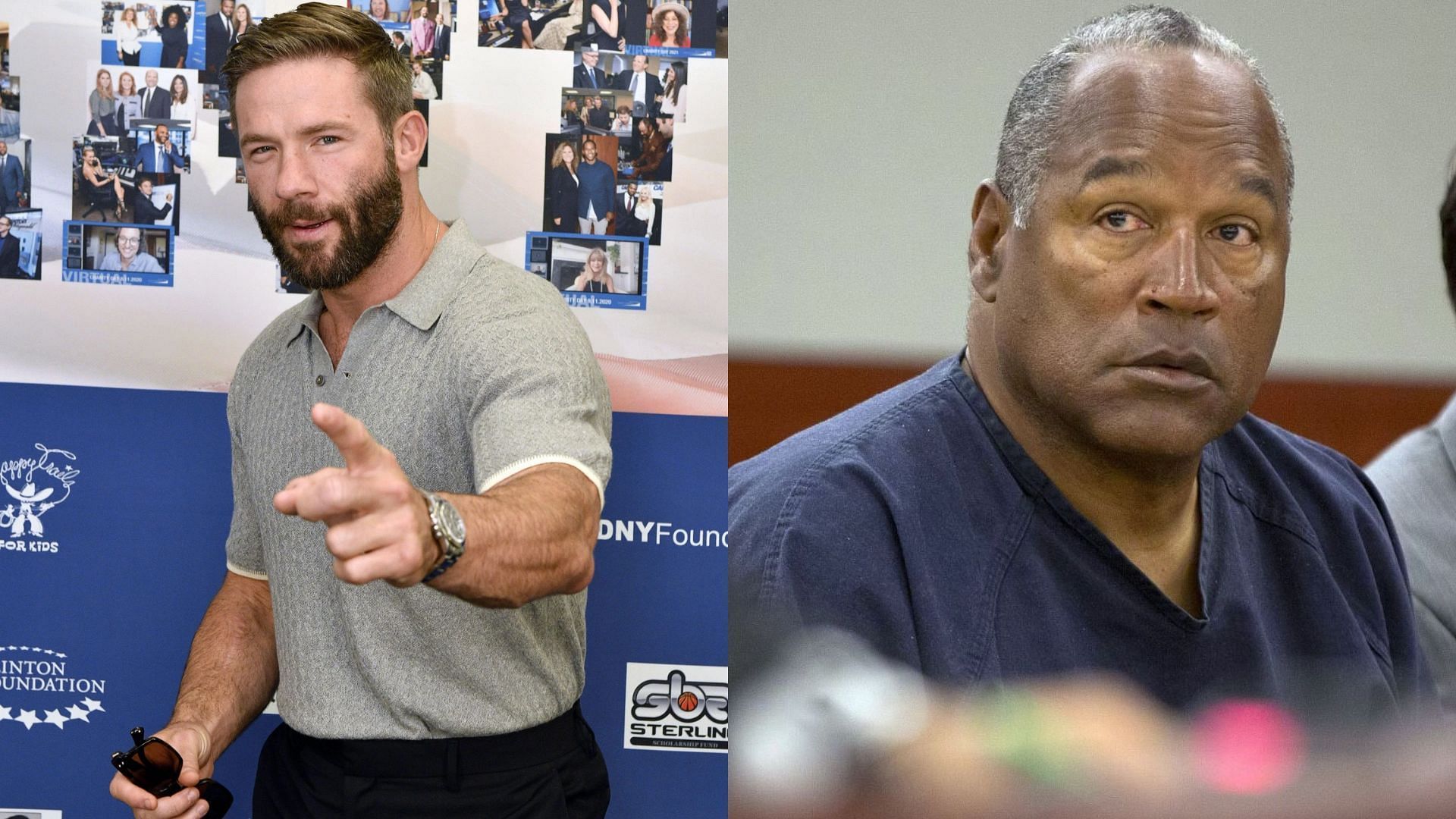 Julian Edelman and the late O.J. Simpson