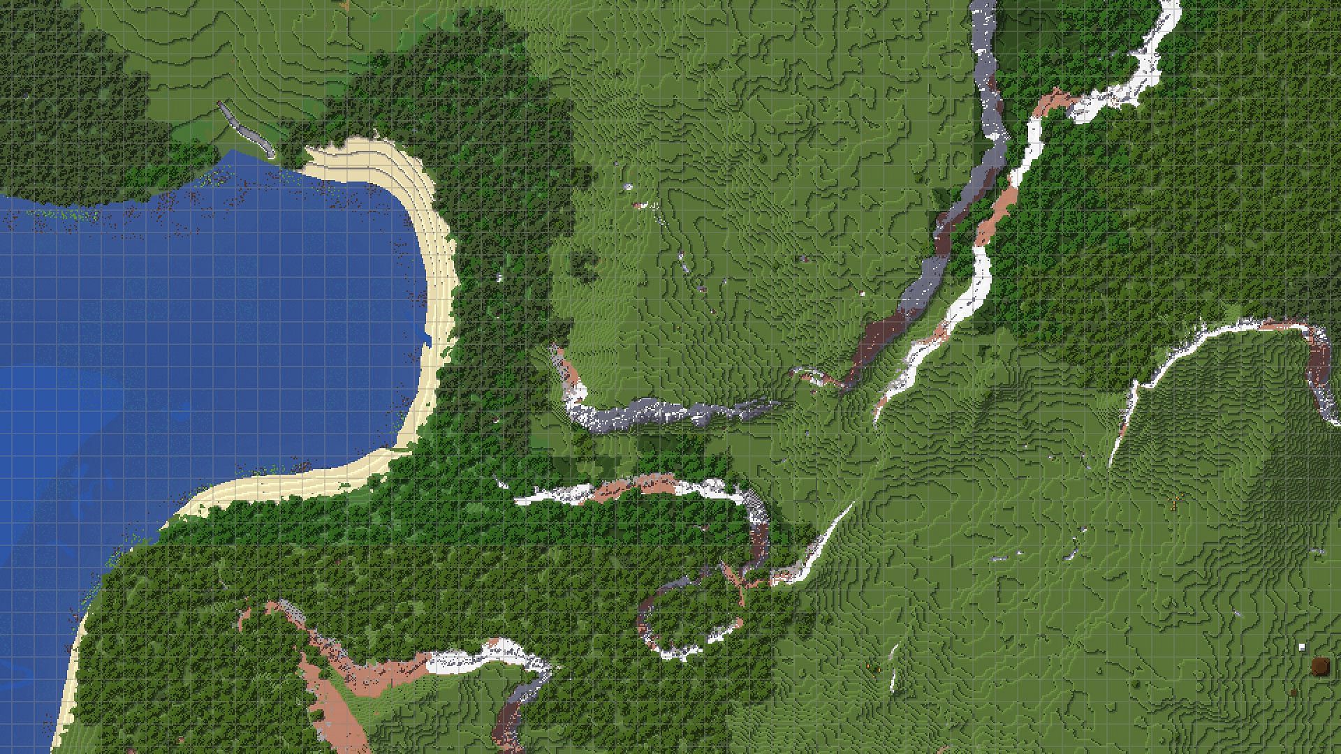 JourneyMap introduces a minimap and world map to Minecraft&#039;s UI (Image via Team JourneyMap)