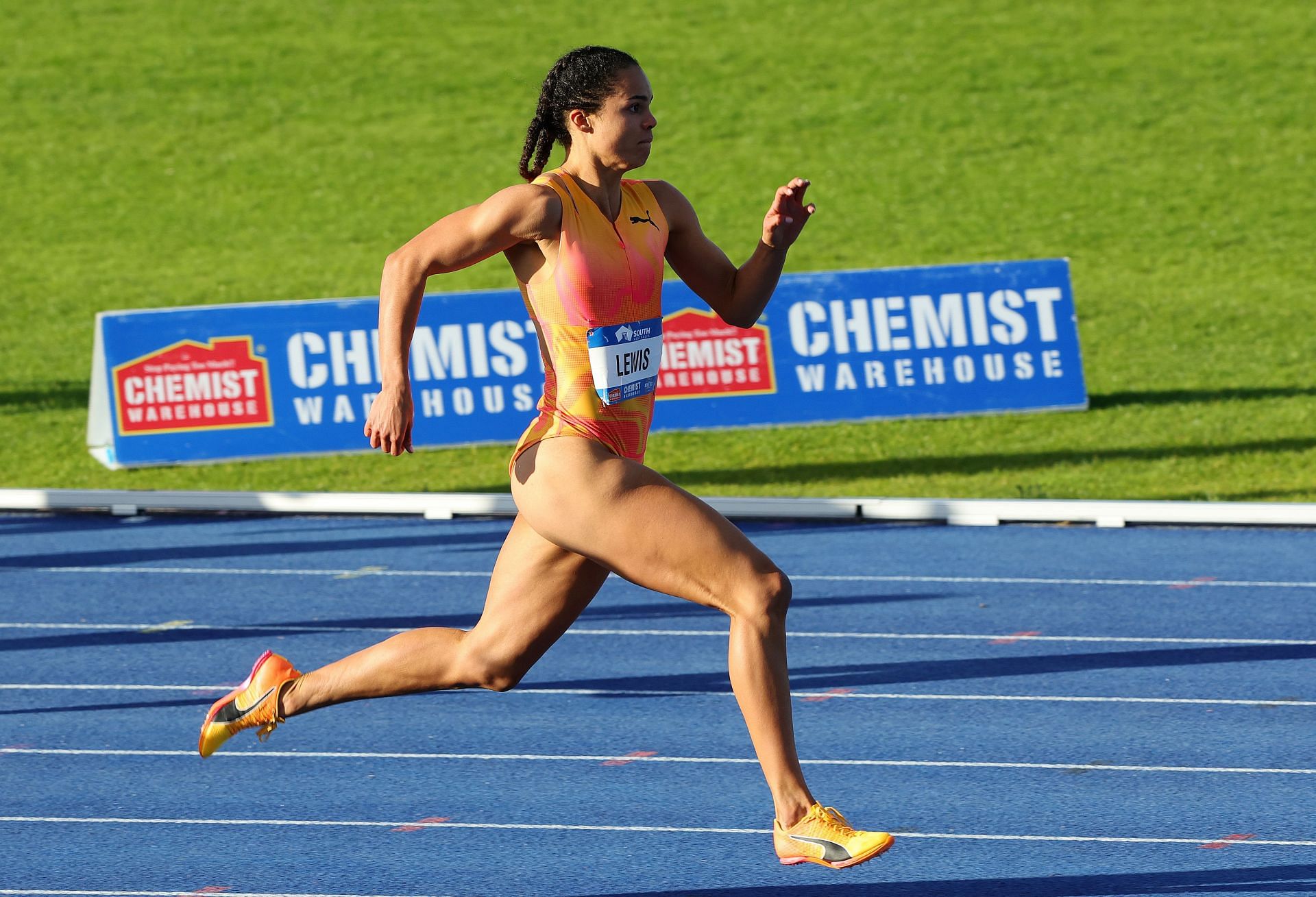 Lewis at the 2024 Australian Athletics Championships