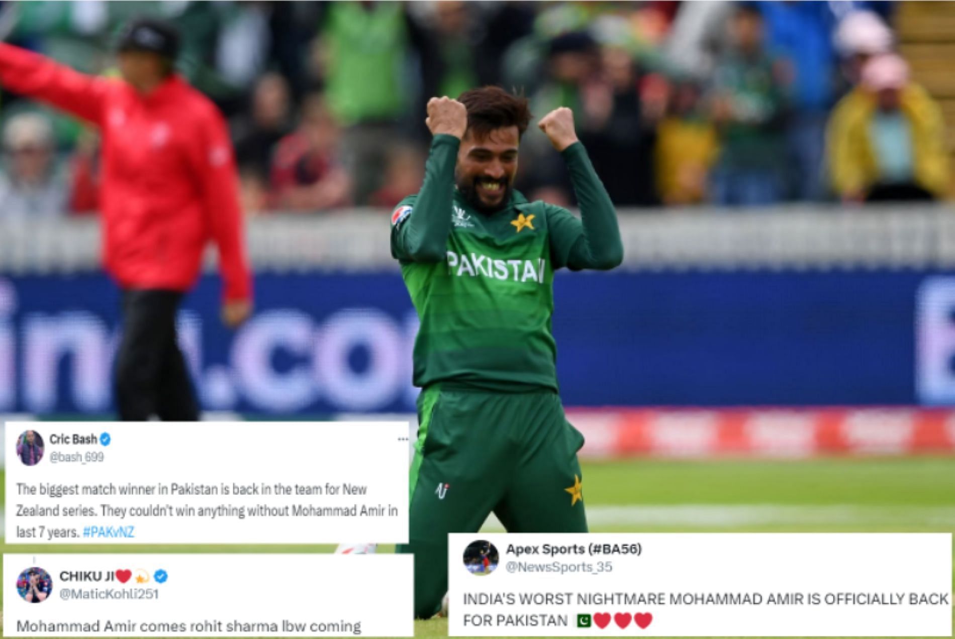 Amir will play for Pakistan after almost four years