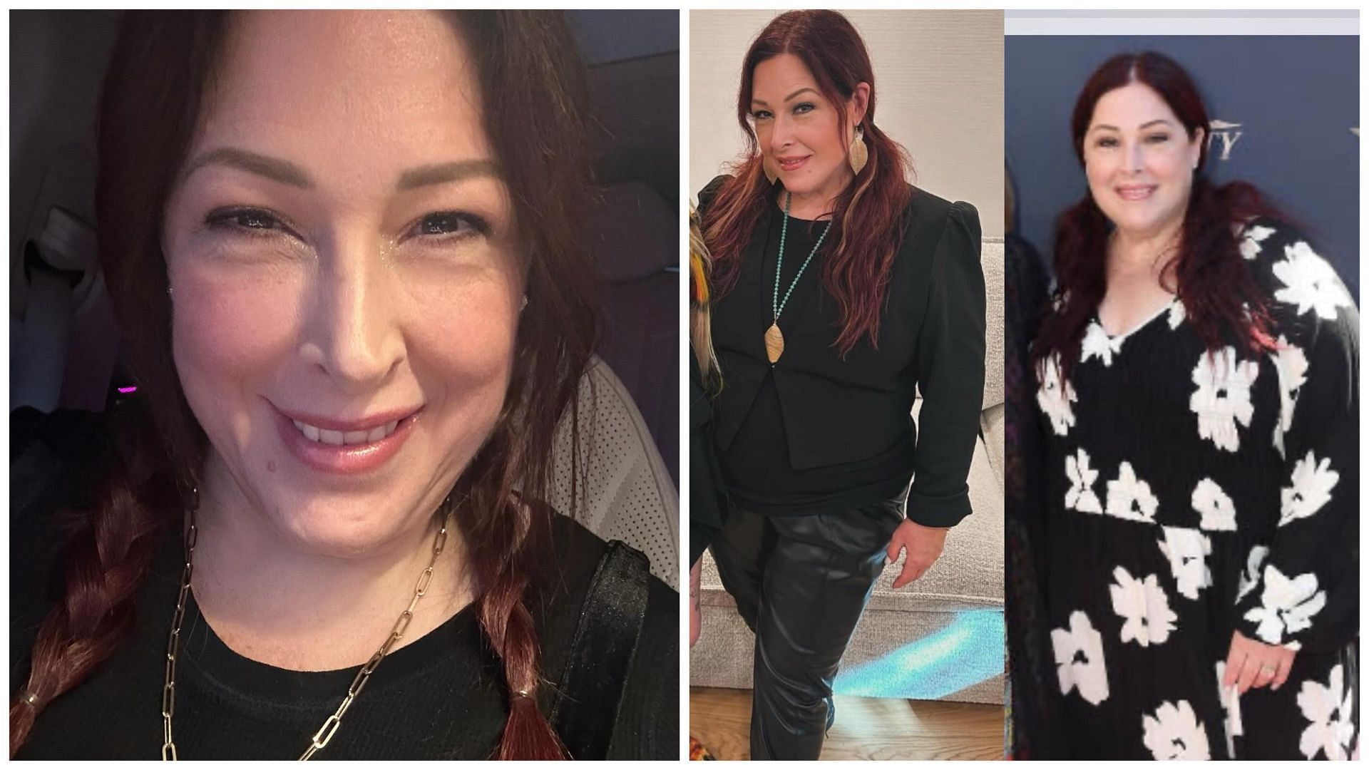 Carnie Wilson&#039;s initial &#039;before and after&#039; post (Image via Instagram/@carnie68)