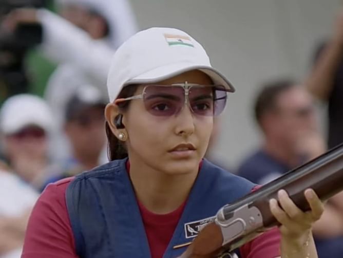 Maheshwari Chauhan secures Paris Olympics 2024 quota after bagging silver medal in ISSF Shotgun Qualifiers