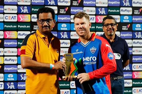 David Warner of DC. Courtesy: IPL