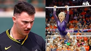 "Paul Skenes winning life rn" "The core strength though" - Fans in awe as Olivia Dunne displays remarkable flexibility during stretching routine