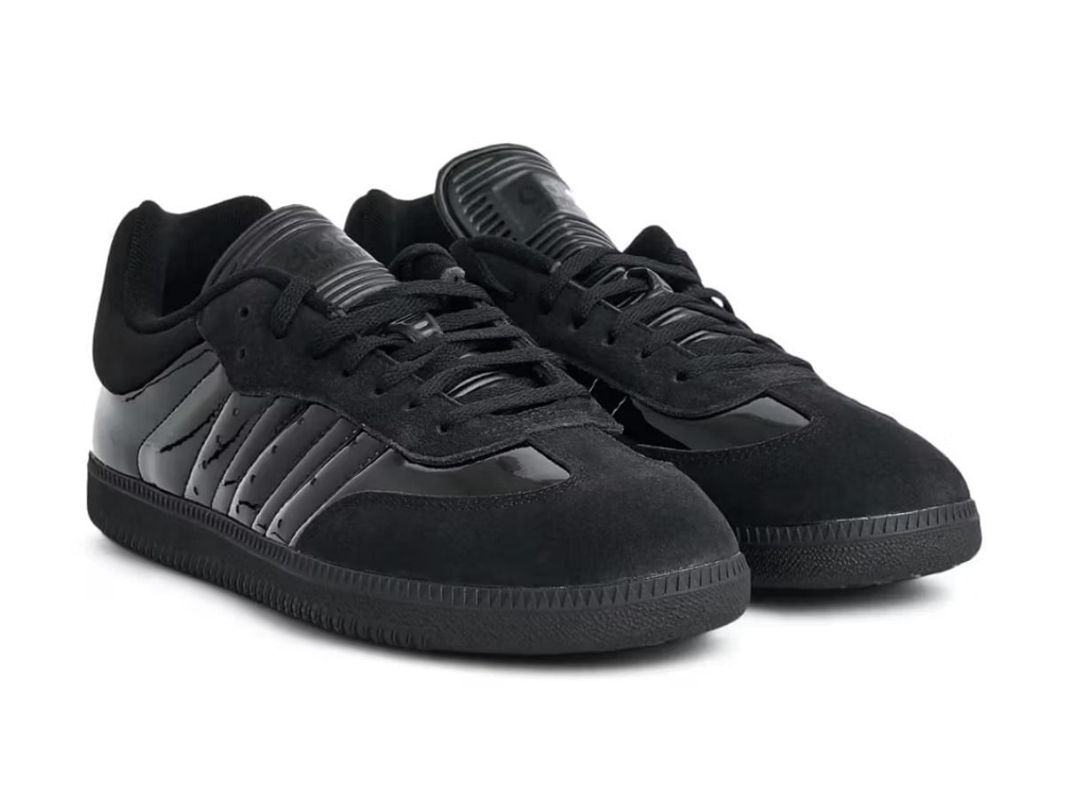 Dingyun Zhang x Adidas Originals Samba &ldquo;Core Black&rdquo; sneakers (Image via Adidas)