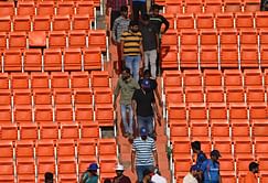 Power supply disconnected at the Rajiv Gandhi International Stadium at Hyderabad on the eve of CSK-SRH IPL 2024 clash
