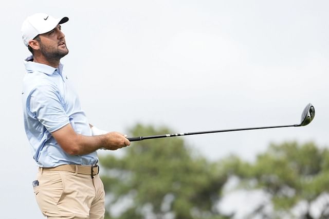 Scottie Scheffler during the Texas Children&#039;s Houston Open, Final Round