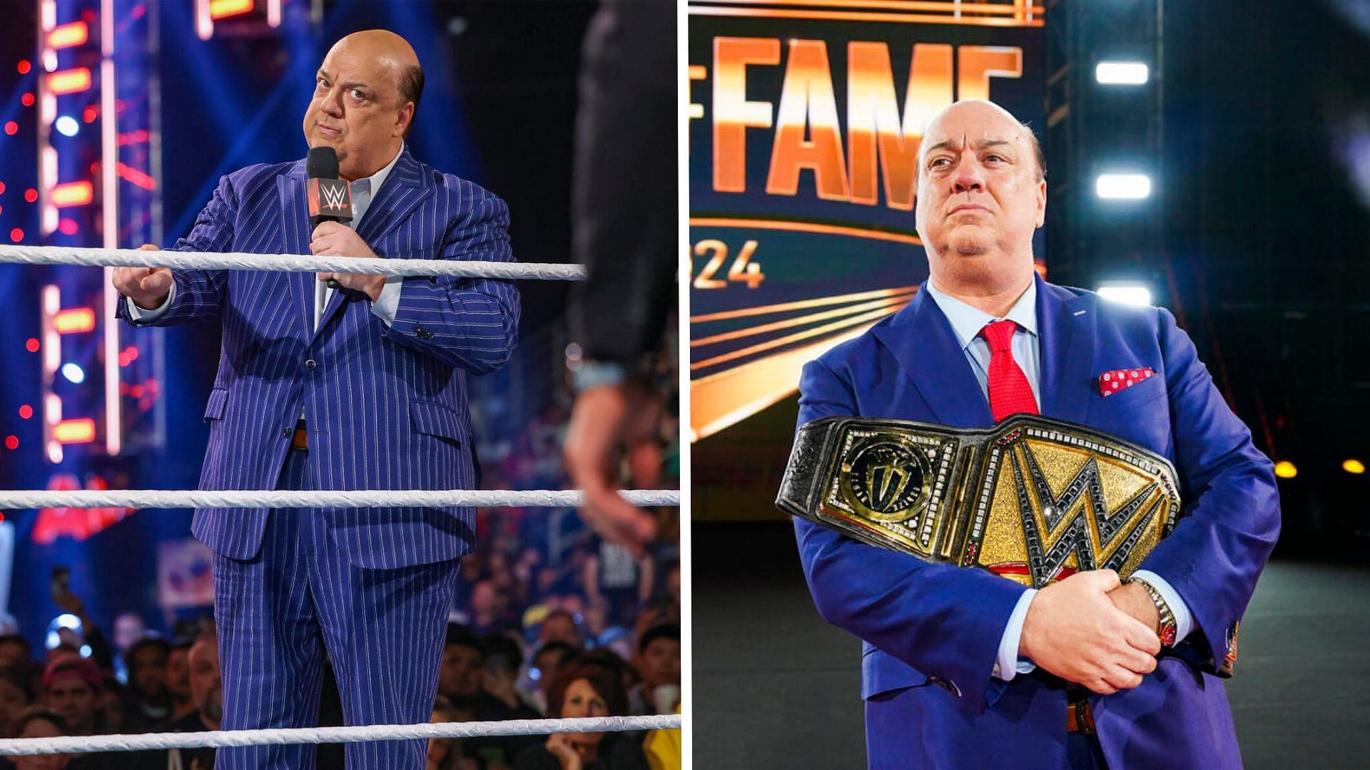 Paul Heyman was inducted into the 2024 WWE Hall of Fame