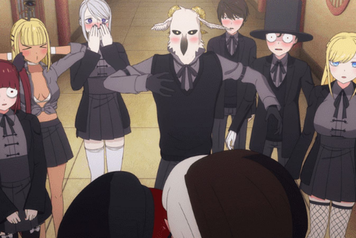 Bocchan and his classmates as seen in the anime (Image via J.C. Staff)