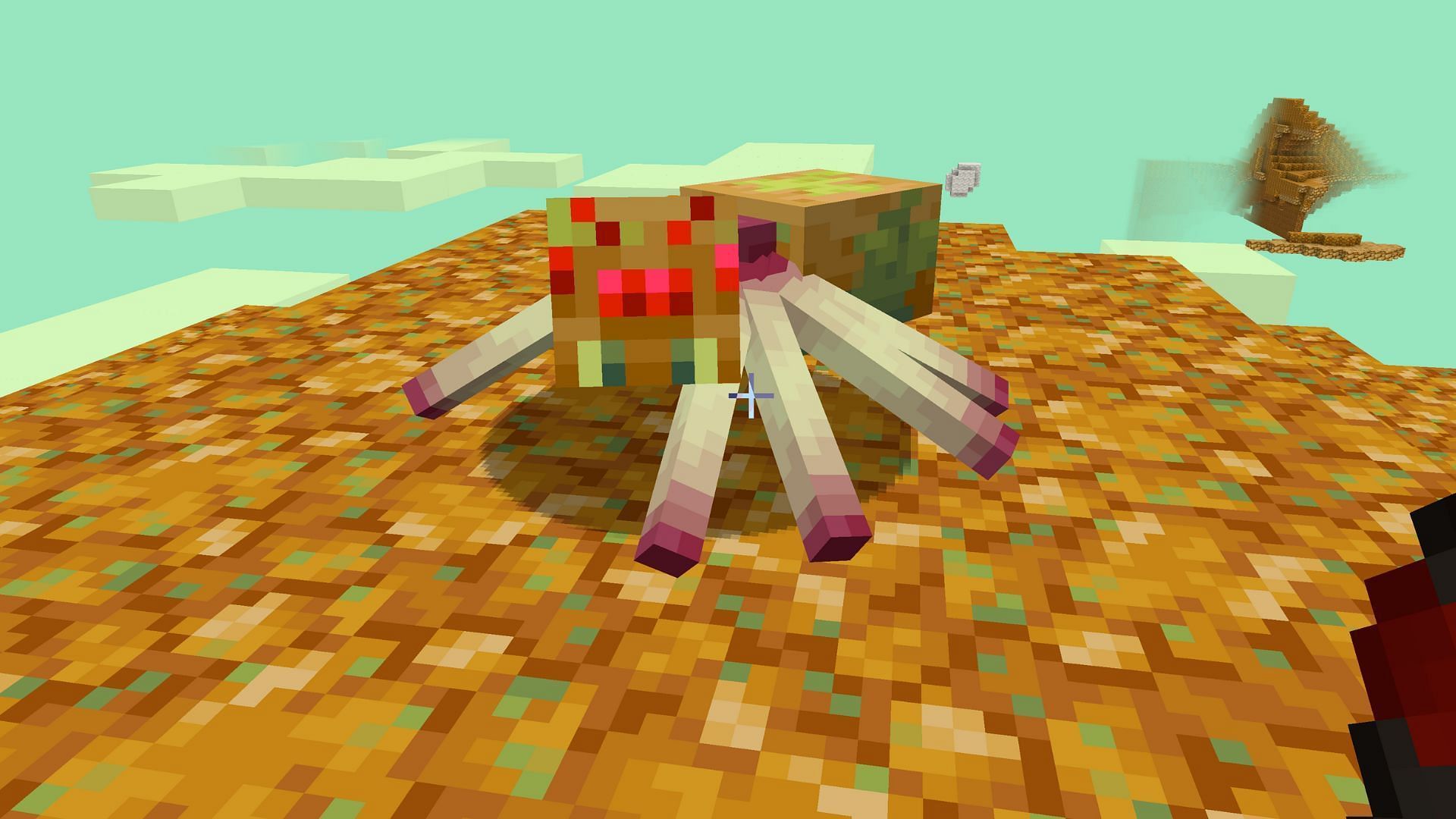 The Spider in Potato dimension (Image via Mojang Studios)