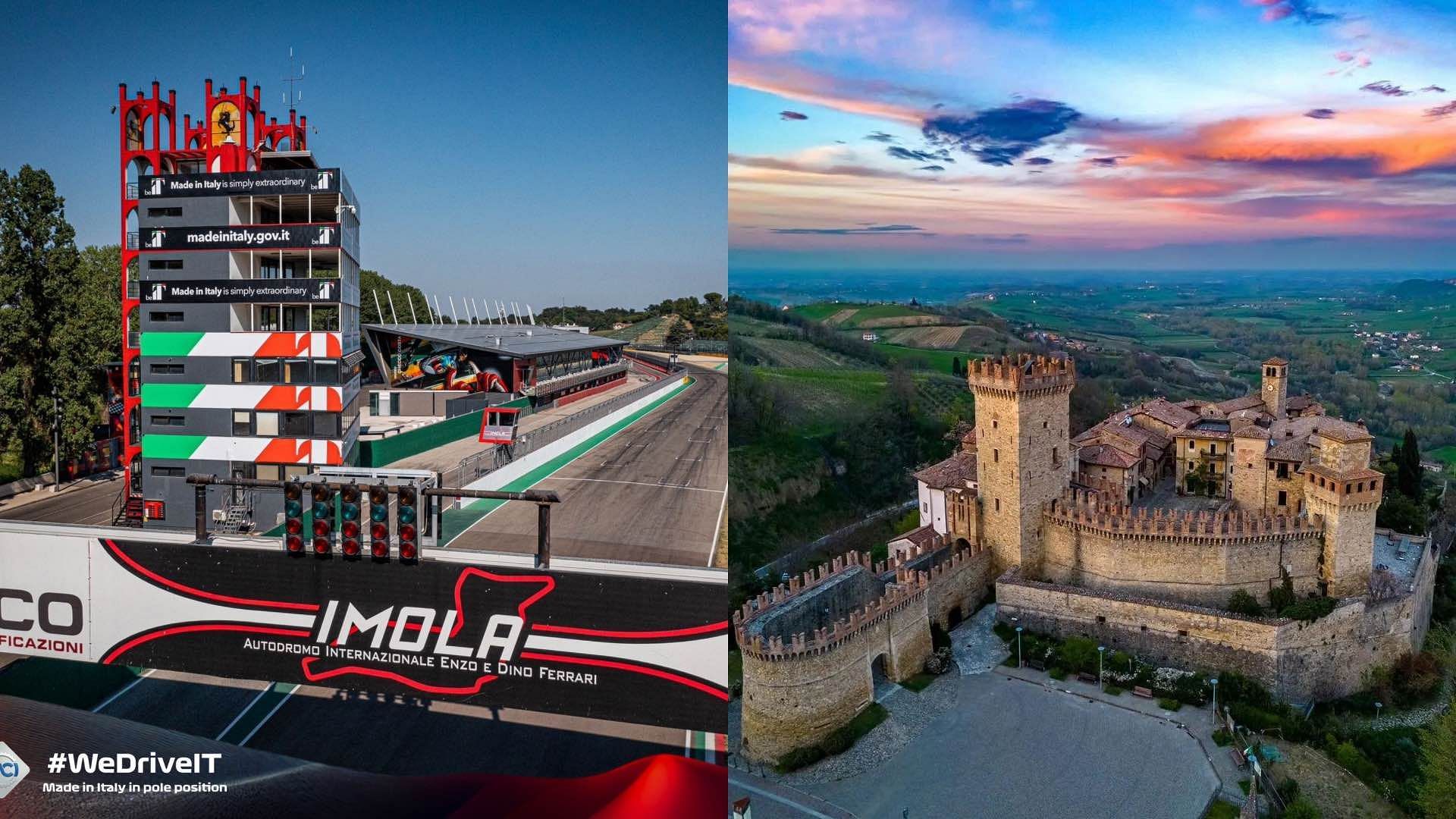 Places to visit around Imola Grand Prix circuit (Image via @autodromoimola, @inemiliaromagna/ Instagram)