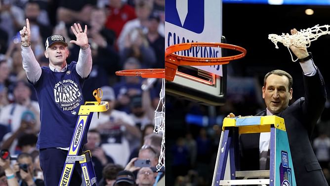 Top 5 college basketball coaches to win back-to-back national championships ft. Dan Hurley
