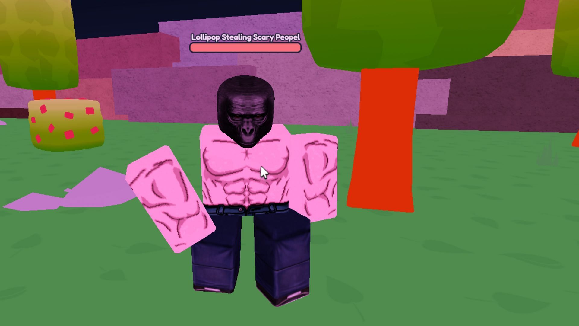 Scary Peopel in Goofy Stands (Image via Roblox)
