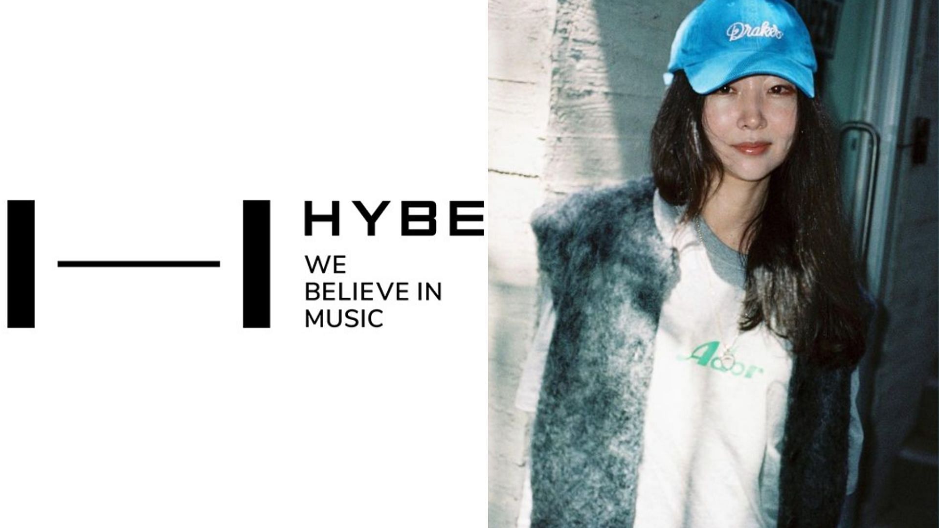 HYBE and Min Hee-jin (Image via X/@hybeofficialtwt, Instagram/@min.hee.jin)