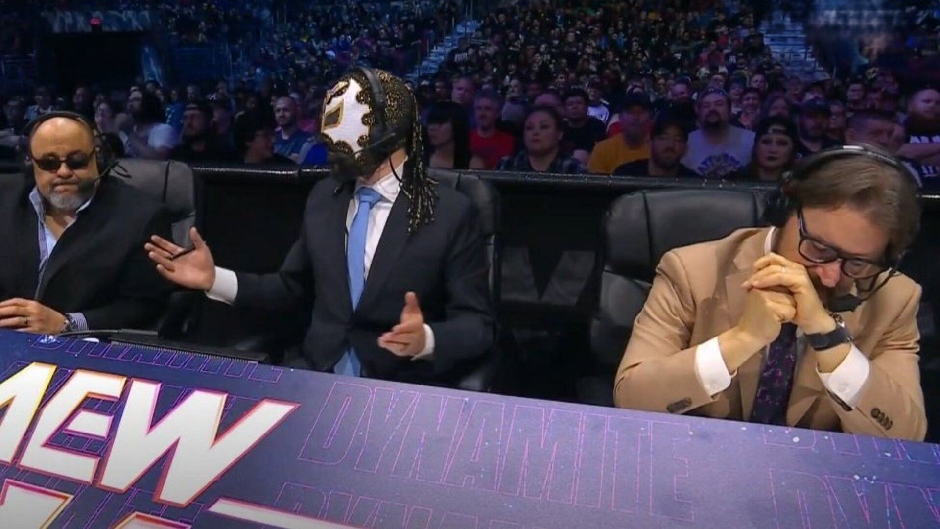 The AEW Dynamite announcers on the April 10, 2024 episode