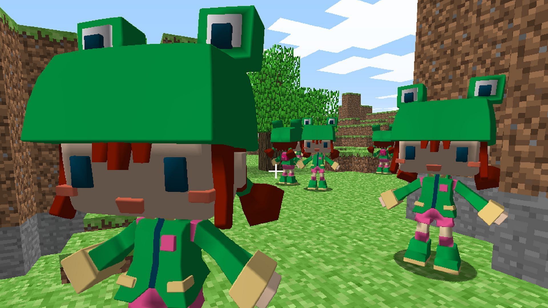 Rana, a mob that was added and removed during the Indev period (Image via Mojang)