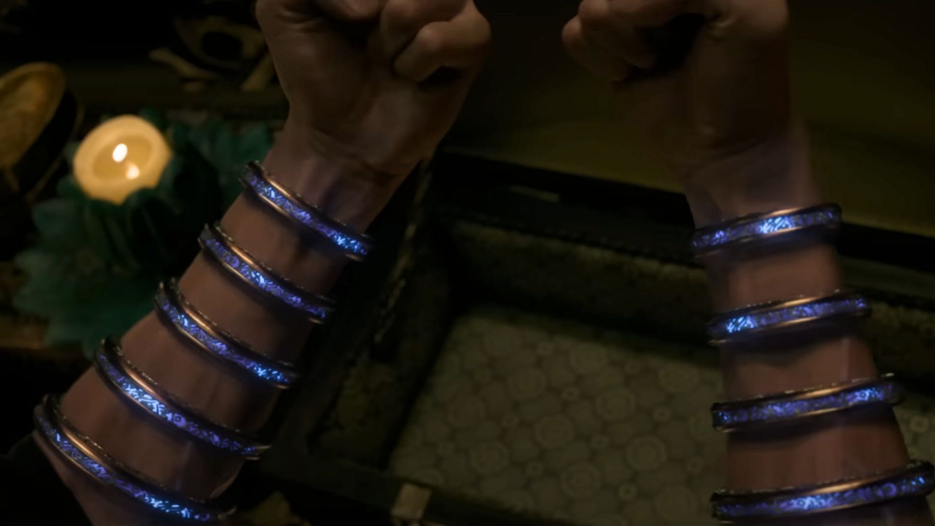 The ten rings are the source of power for whoever wields them (Image via Marvel)