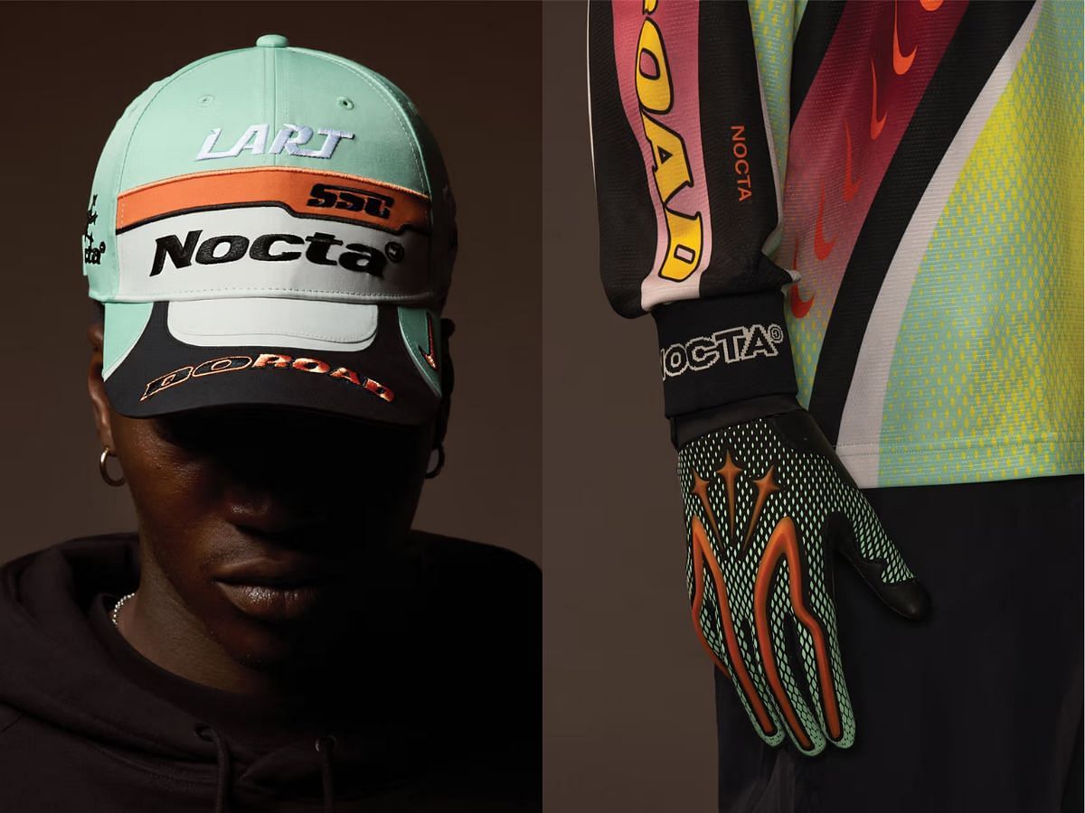 Drake&rsquo;s Nocta x Nike x L&rsquo;arte de L&rsquo;automobile new racing collection (Image via NOCTA)