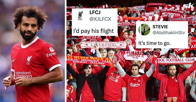 “Time to go” “I’d pay his flight” - Liverpool fans react surprisingly to latest Mohamed Salah transfer update