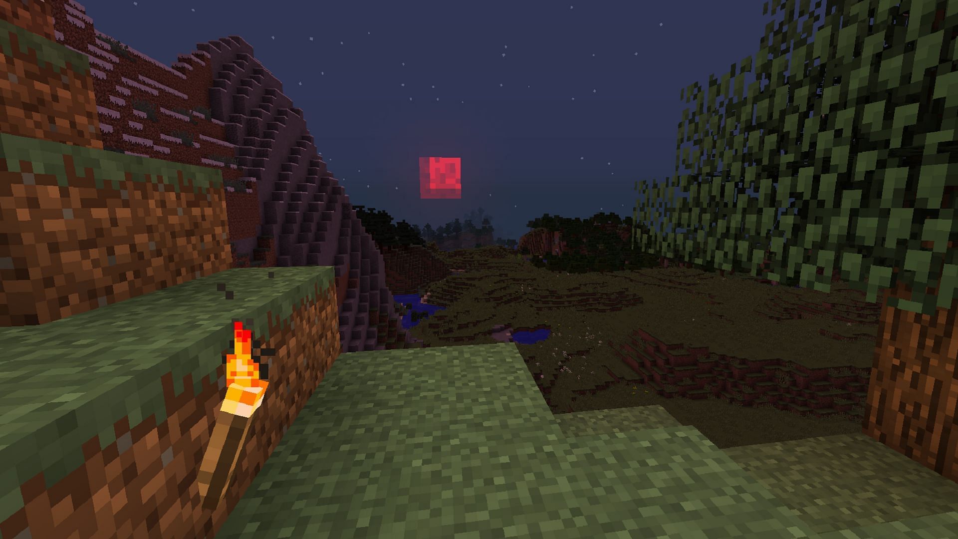 Bloodmoon increases difficulty during some nights in Minecraft like in Terraria (Image via Lumien231/CurseForge)