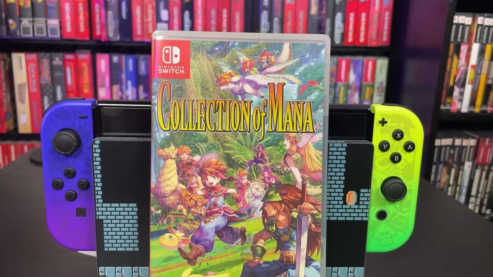 The Nintendo Switch with Collection of Mana (Image via Gaming Off The Grid/YouTube)