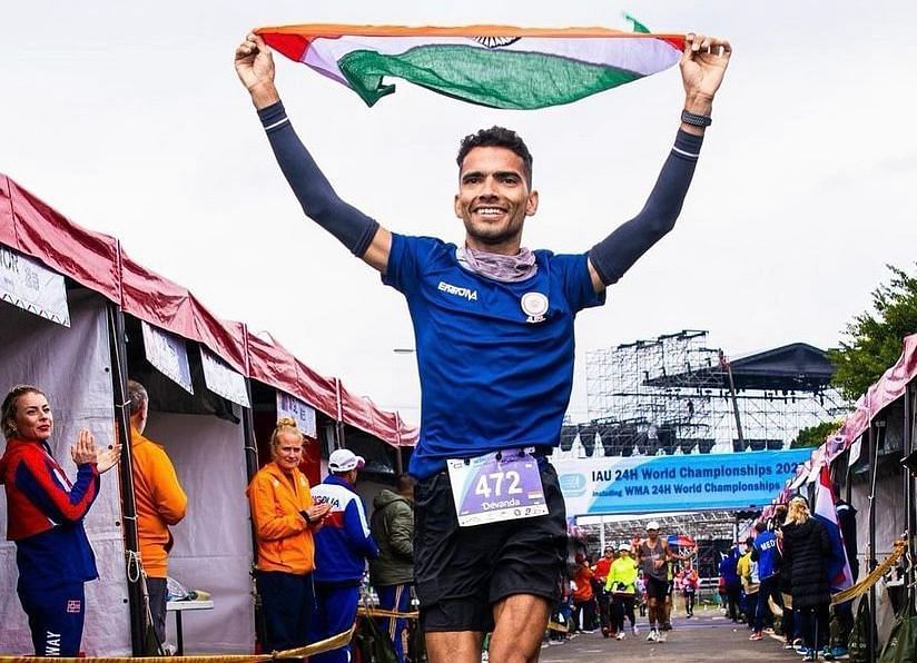 Amar Singh Devanda broke his own national record at the 2nd edition of the IAU 24-hr Asia-Oceania Ultrarunning Championships (Image Source: Amar Singh Devanda/Instagram)