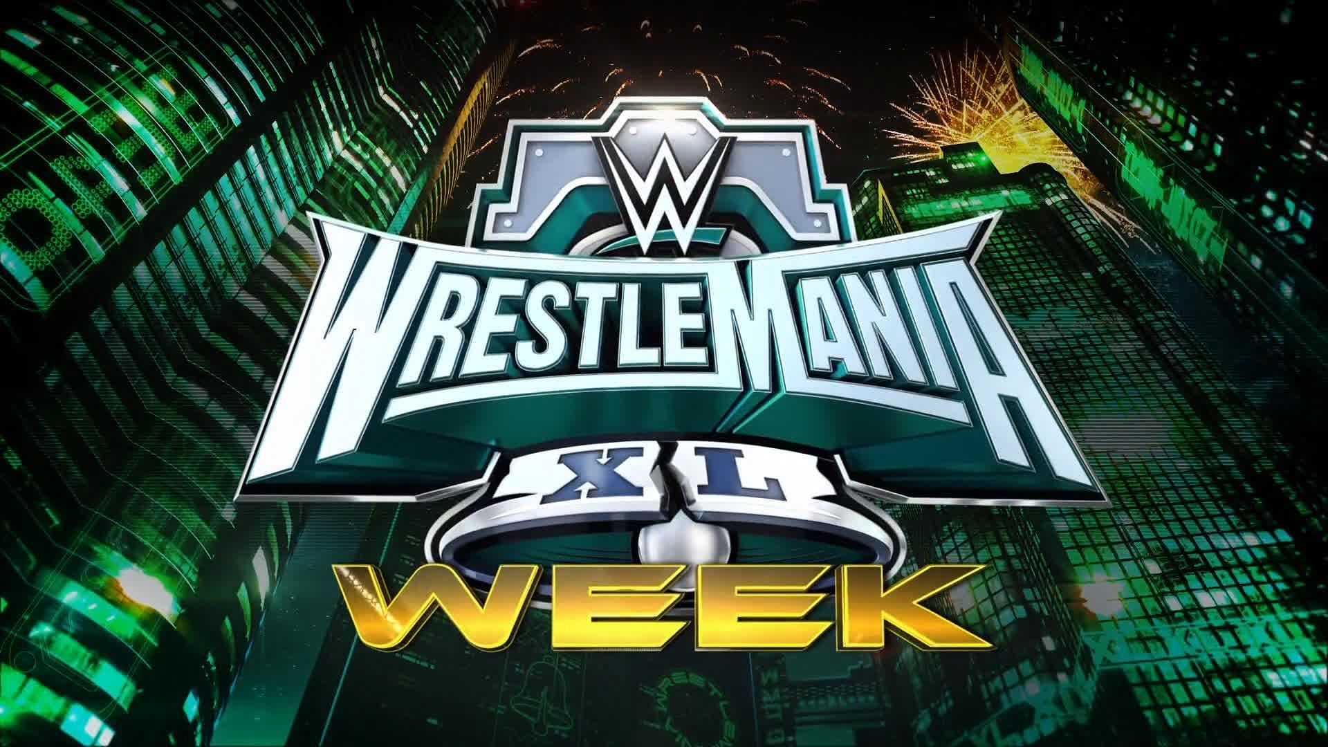 The official logo for WWE WrestleMania XL Week