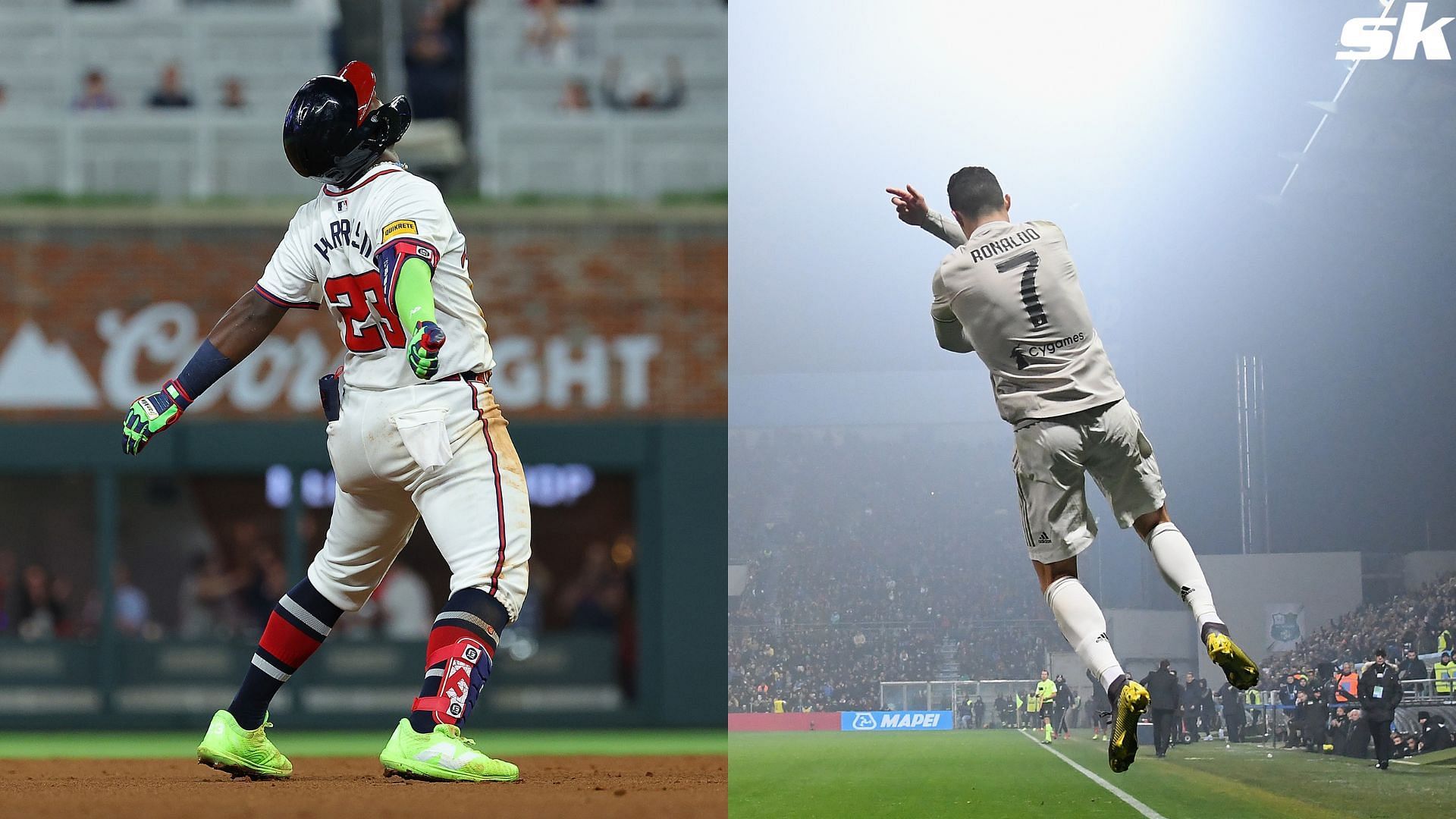 Michael Harris II imitates Cristiano Ronaldo&rsquo;s famous celebration after walk-off hit