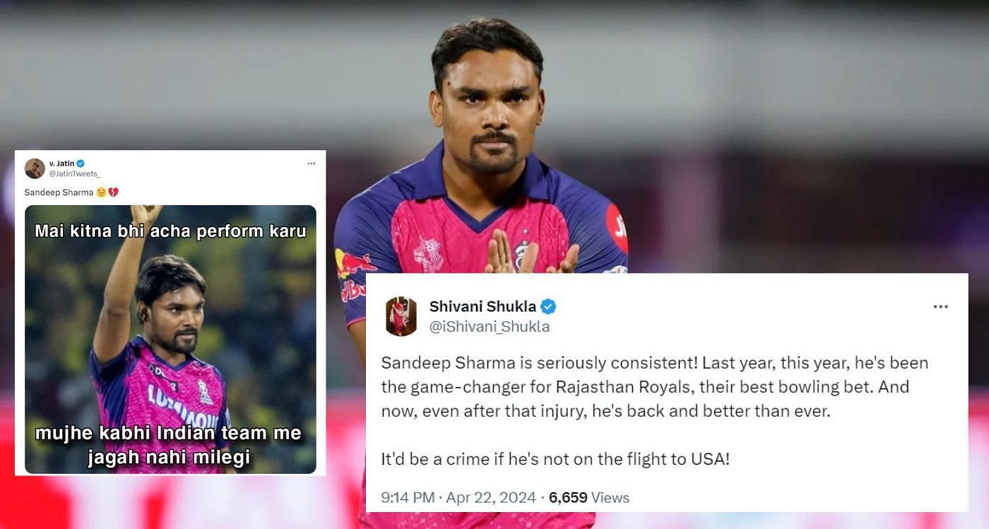 संदीप शर्मा ने आईपीएल में अपना पहला 5 विकेट हॉल हासिल किया (photos: Twitter)