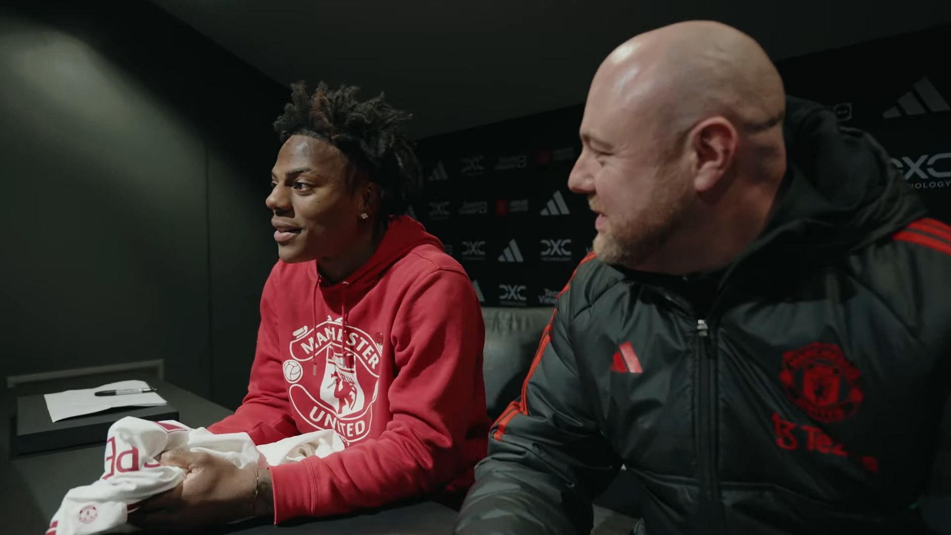 IShowSpeed signs contract with Manchester United (Image via IShowSpeed/YouTube)