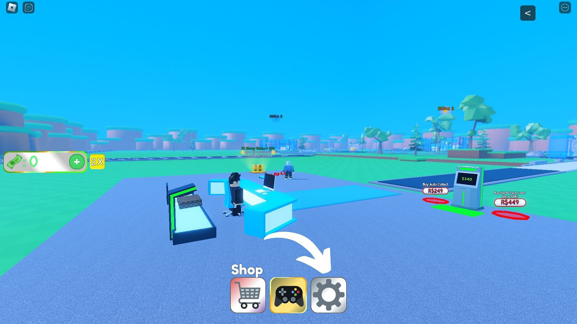 How to redeem codes for Office Tycoon (Image via Roblox)