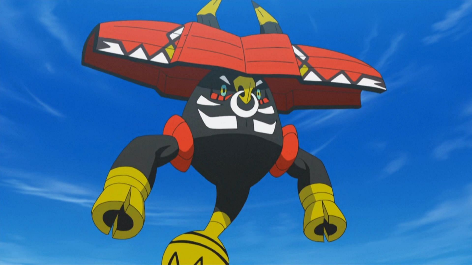 Tapu Bulu in the anime (Image via The Pokemon Company)