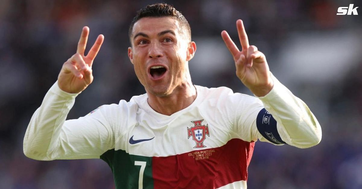 Cristiano Ronaldo played in Slovenia last month. 