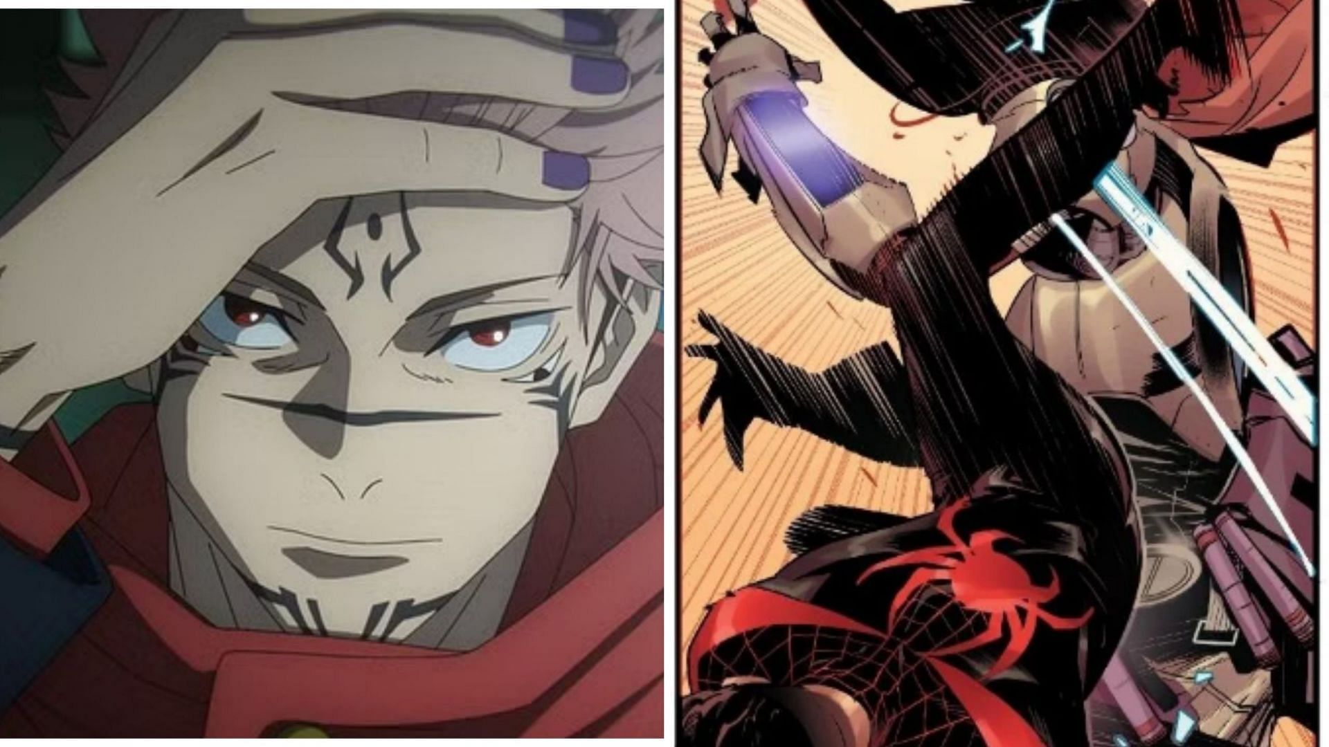 Key Events in Jujutsu Kaisen Chapter 257 (Image via Panel from Miles Morales: Spider-Man (2022)/ MAPPA Studio)
