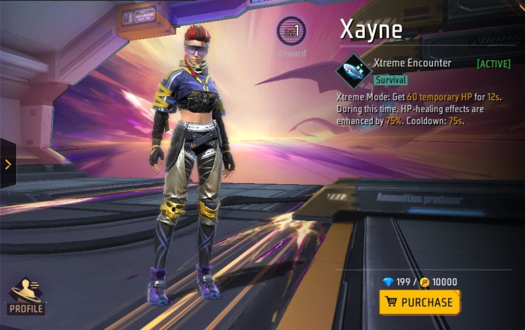 Xayne कैरेक्टर (Image via Garena)