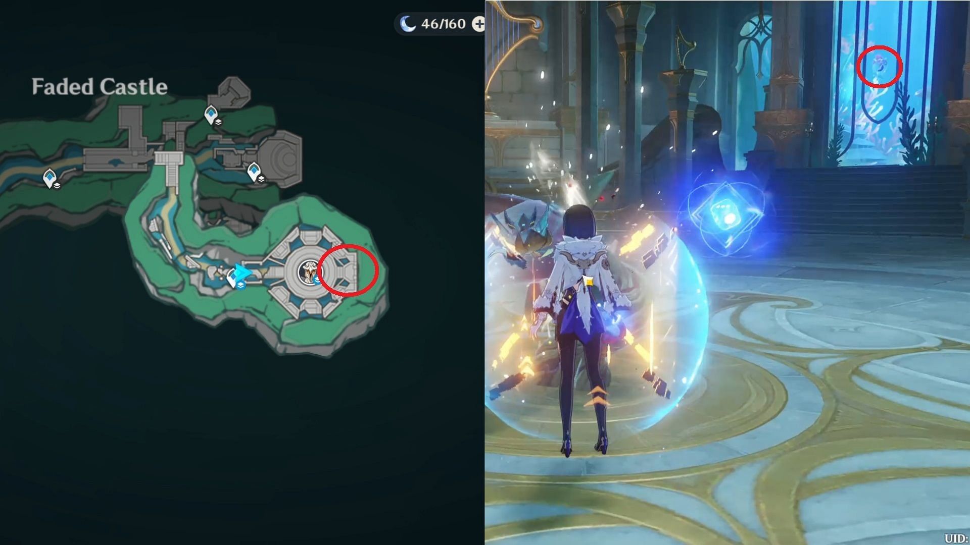 The Hydroculus is located on the other side of the boss room (Image via HoYoverse)