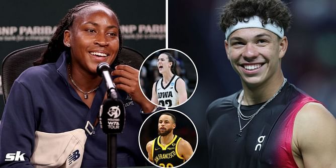 "Caitlin Clark playing like Steph Curry" - Ben Shelton and Coco Gauff praise Iowa star's 'unreal' record-breaking performance in win over LSU