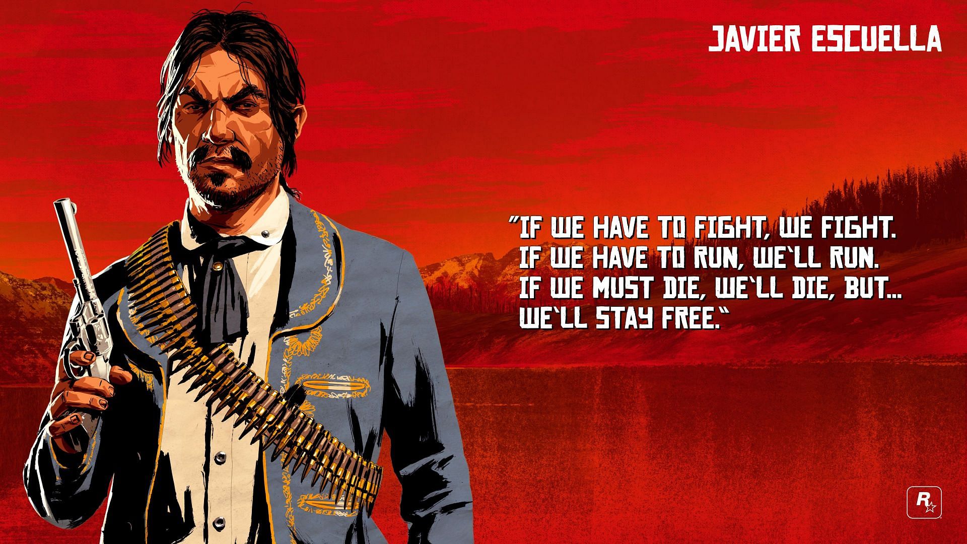 &quot;We will stay free&quot; (Image via Rockstar Games)