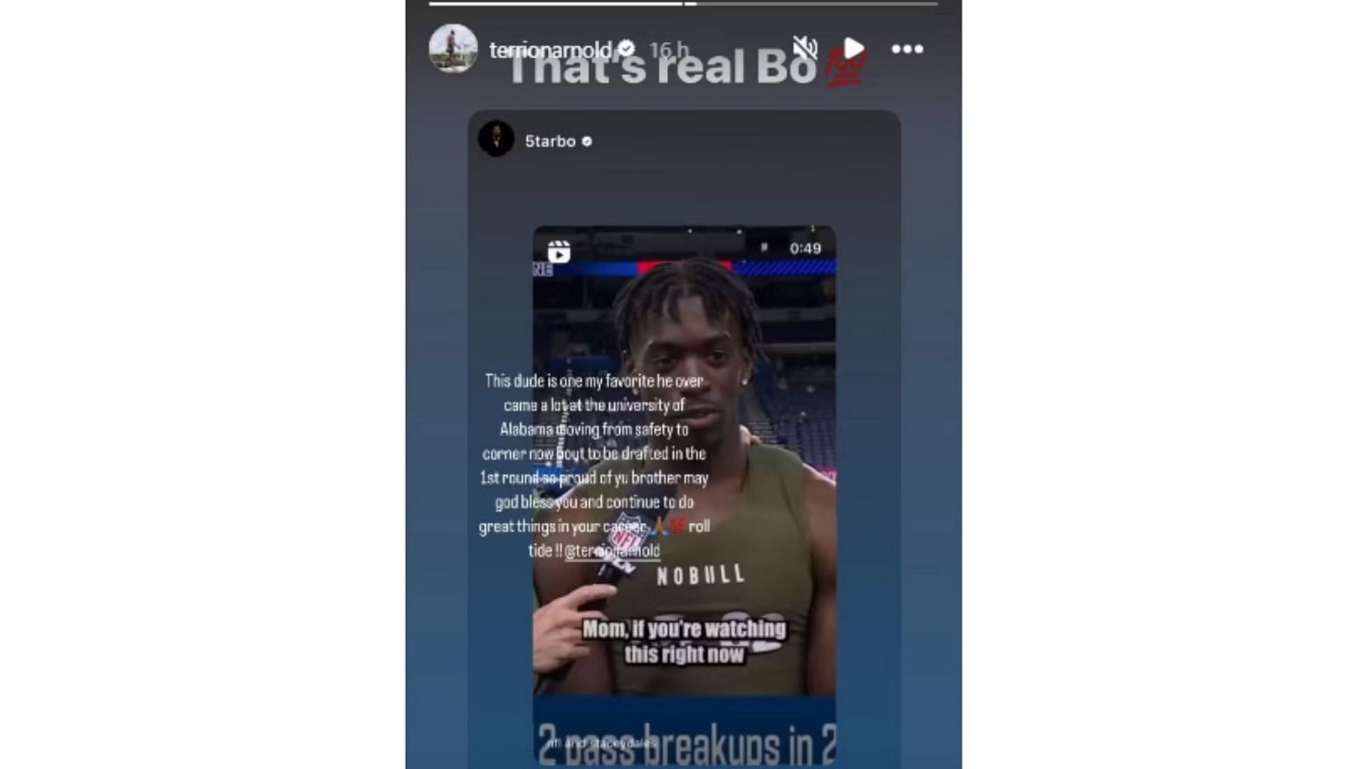 Image Credit: Bo Scarbrough&#039;s Instagram Story
