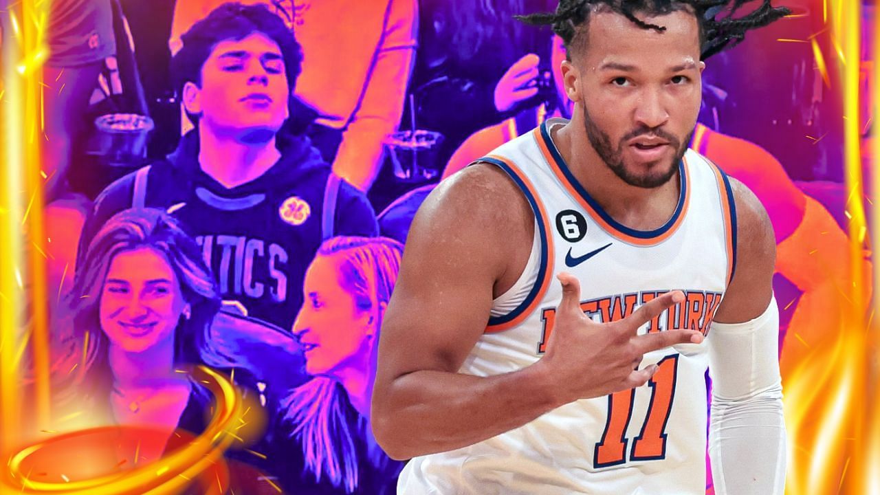 A Boston Celtics fan had an interesting reaction to New York Knicks superstar Jalen Brunson