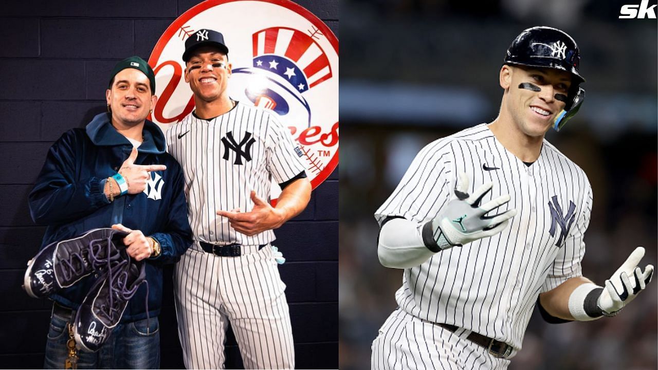 Aaron Judge gifts autographed Player Edition Jordan 11 cleats to G-Eazy