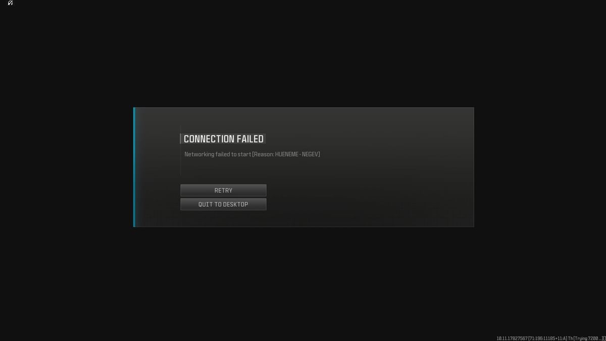 Warzone "HUENEMENEGEV" error Possible fixes, reasons, and more