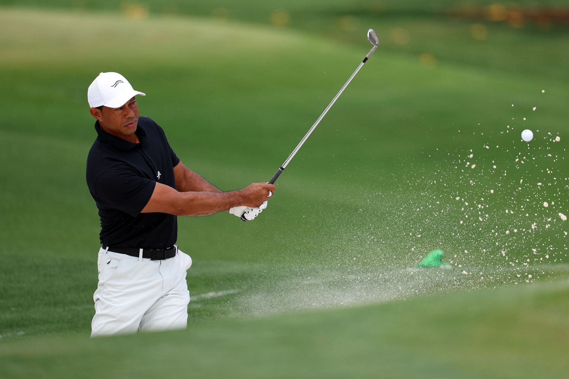 Tiger Woods is at the Masters in 2024