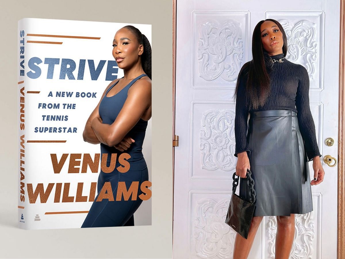 Venus Williams announces the launch of new book &lsquo;Strive&rsquo; (Image via Instagram/@venuswilliams)