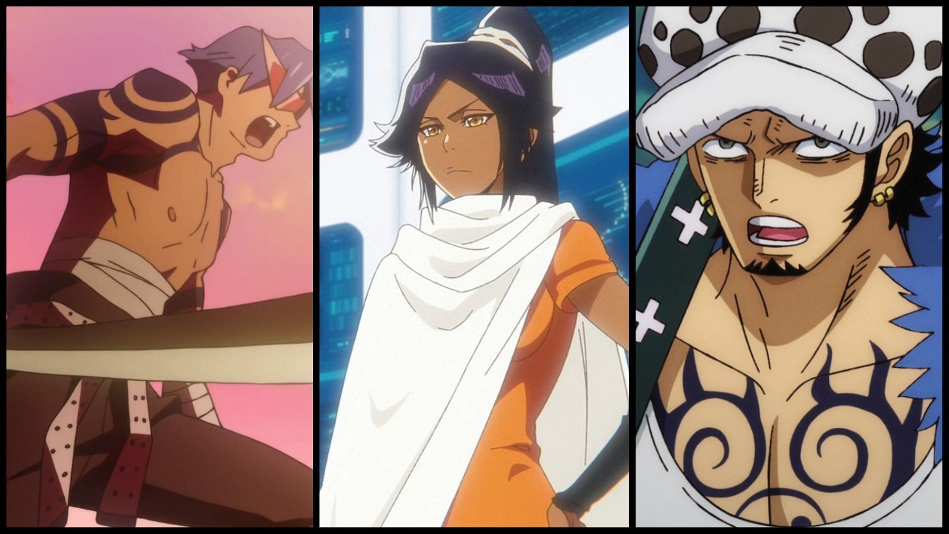 10 anime characters with tattoos, ranked by popularity (Images via Pierrot, Gainax,Toei Animation)