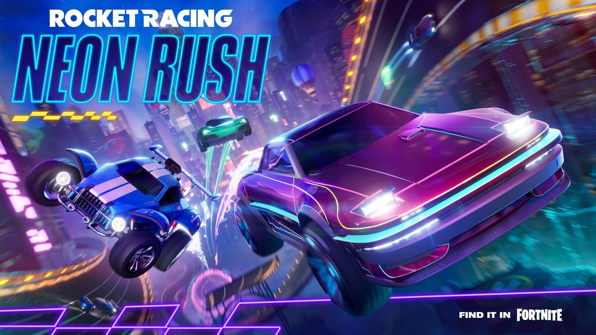 Fortnite Rocket Racing (Season 1) Neon Rush patch notes revealed (Image via Epic Games)