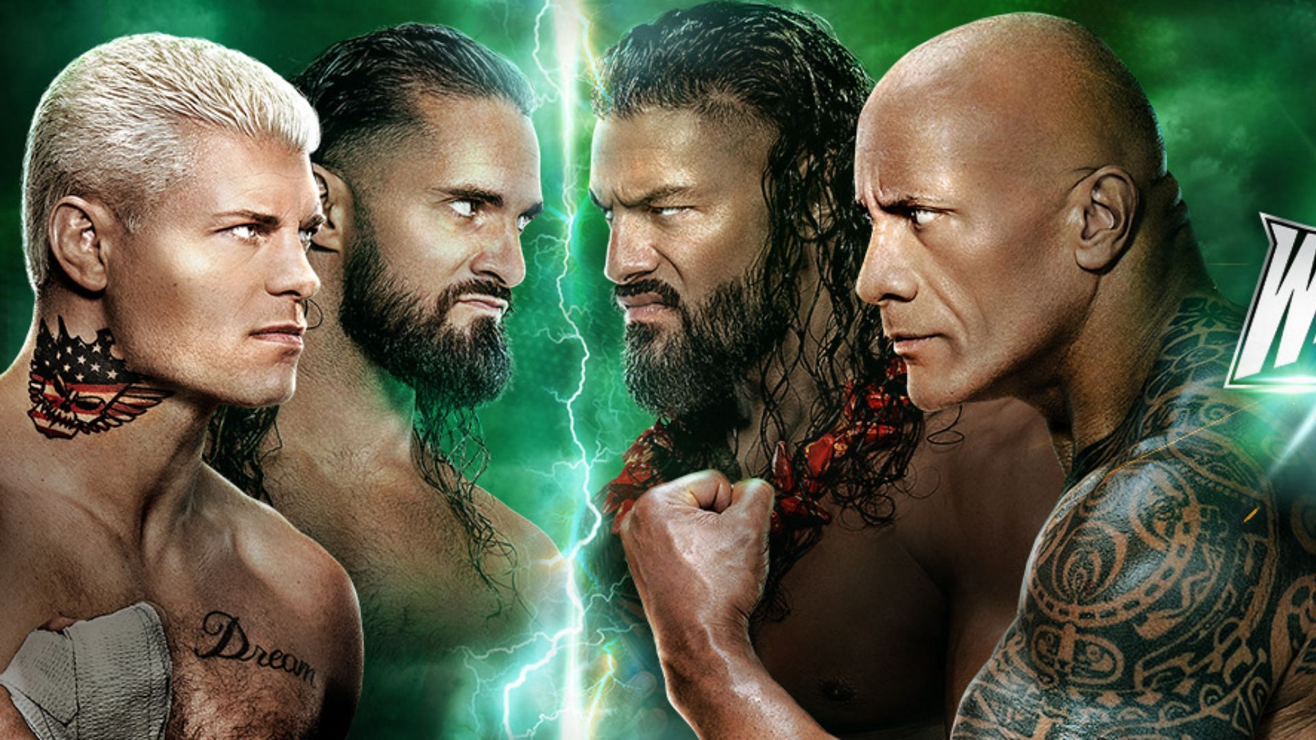 The Rock and Roman Reigns will headline Night 1 of WrestleMania XL against Seth Rollins and Cody Rhodes