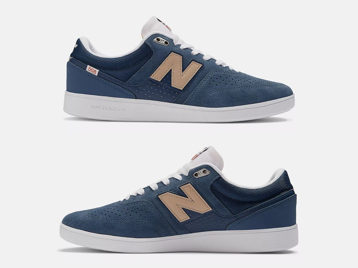 NB Numeric Brandon Westgate 508 &quot;Vintage indigo with sea salt&quot; sneakers (image via New Balance)