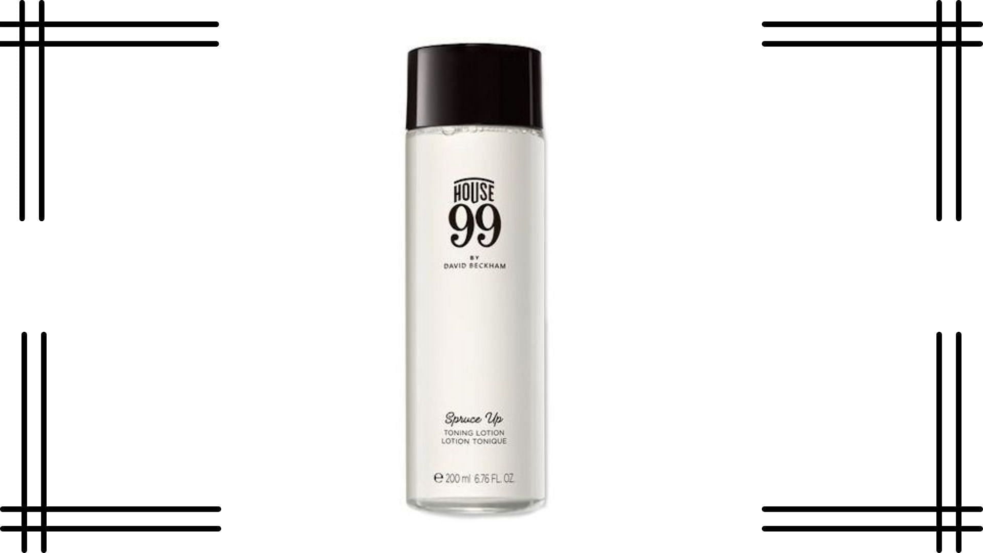 David Beckham&#039;s House 99 Spruce Up Toning Lotion (Image via MaleSkin)